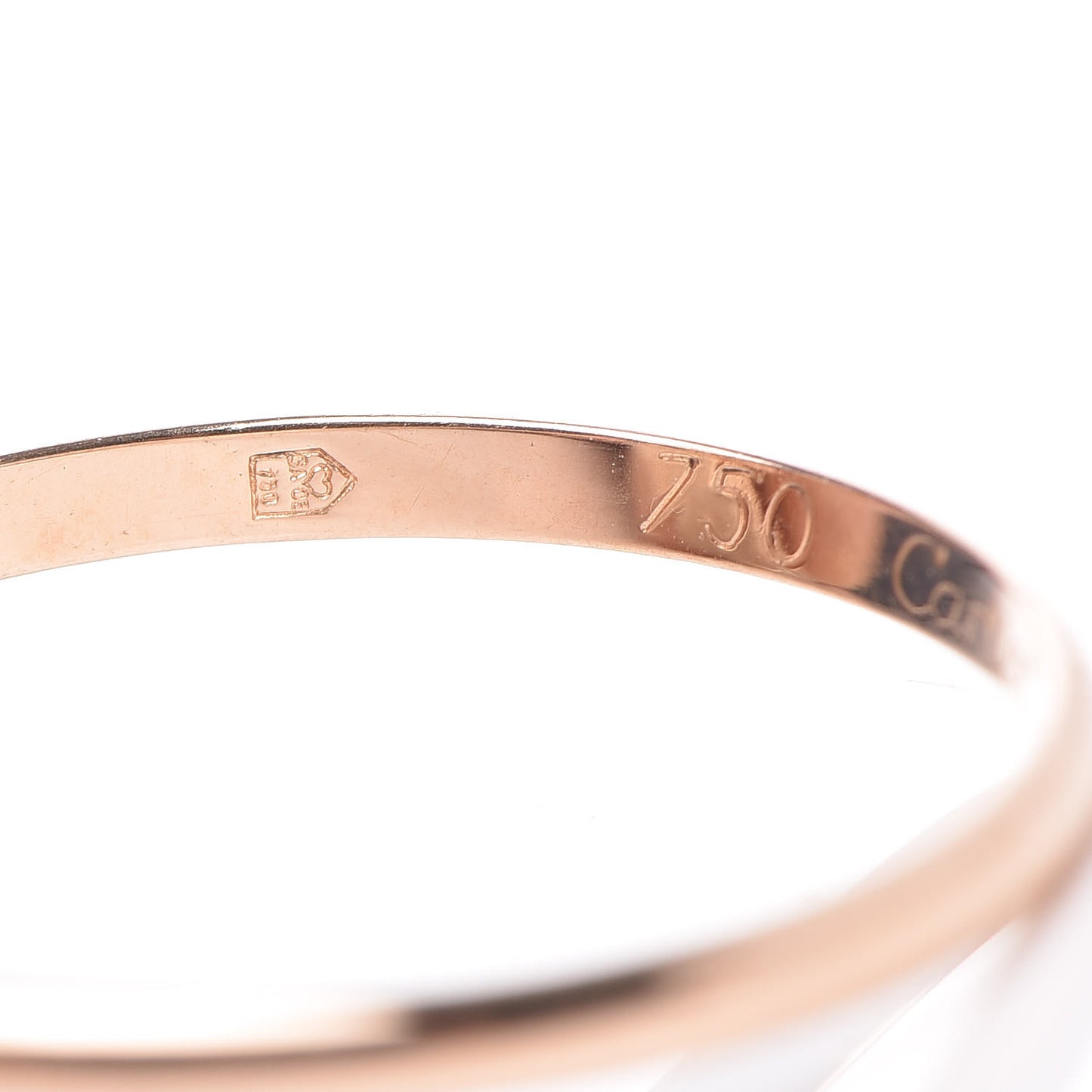 18K Pink White Yellow Gold 7 Band Trinity Ring 53 6.25