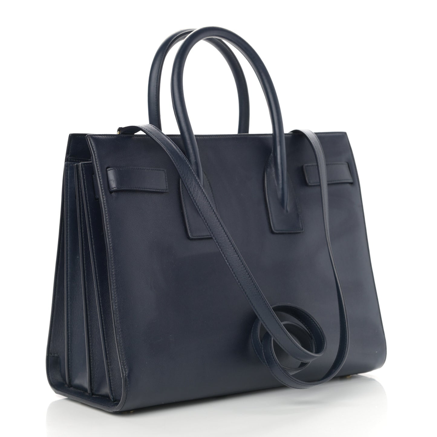 Calfskin Small Sac De Jour Navy