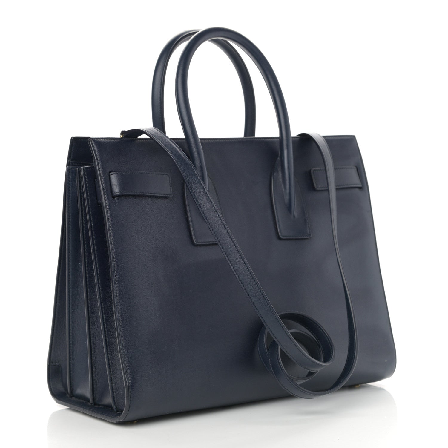 Saint Laurent Calfskin Small Sac De Jour Navy 3 of 17