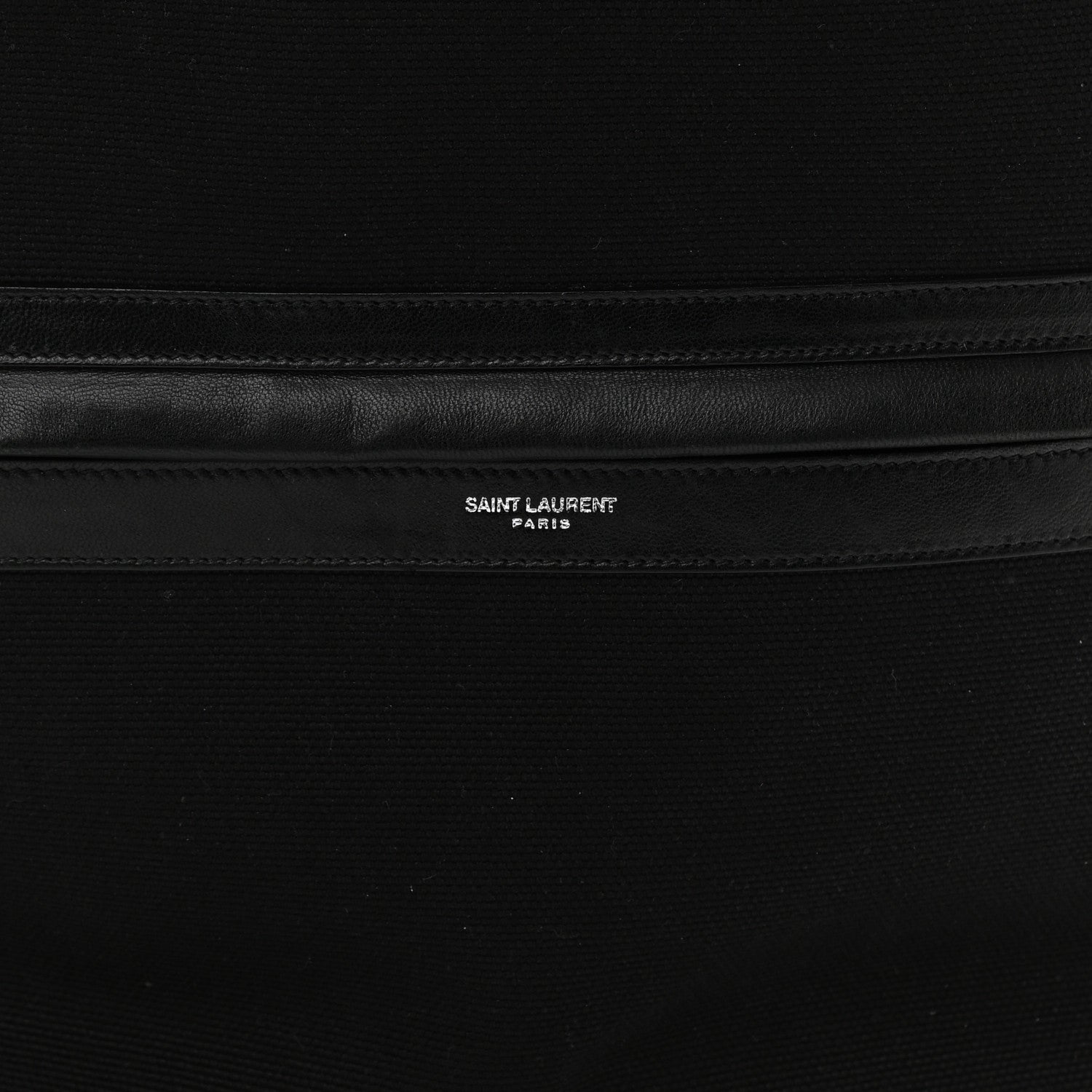 Saint Laurent Canvas City Backpack Black 8 of 10