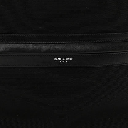 Saint Laurent Canvas City Backpack Black 8 of 10