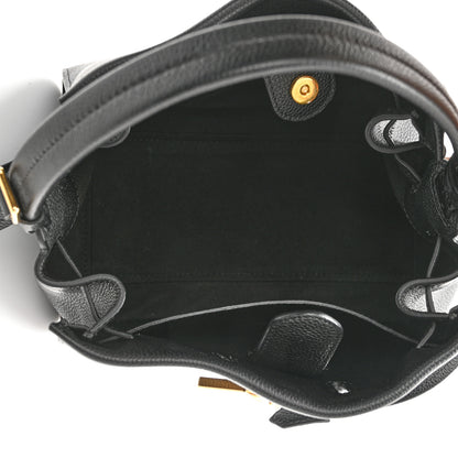 Tom Ford Grained Calfskin Small Padlock Top Handle Bag Black 5 of 11