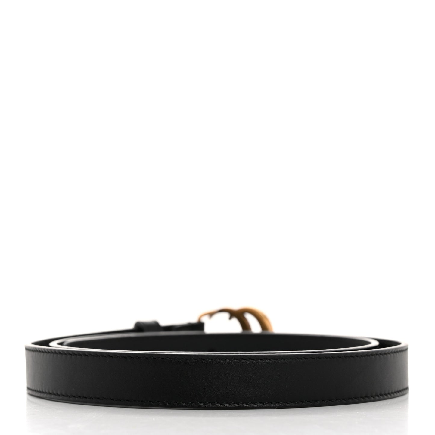 Calfskin Double G 20mm Belt 90 36 Black