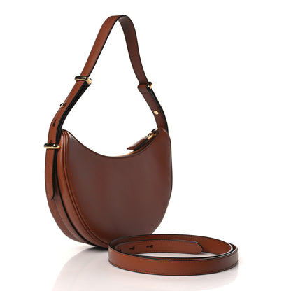 Prada Soft Calfskin Arque Shoulder Bag Cognac 2 of 7