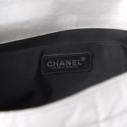 Chanel Canvas Chocolate Bar Mademoiselle Flap Grey 5 of 12