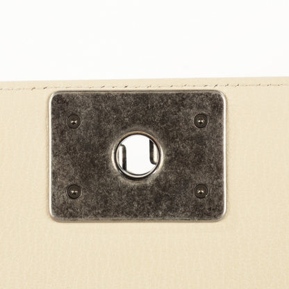 Chanel Goatskin Quilted Patent Small Duo Boy Flap White 5 of 8