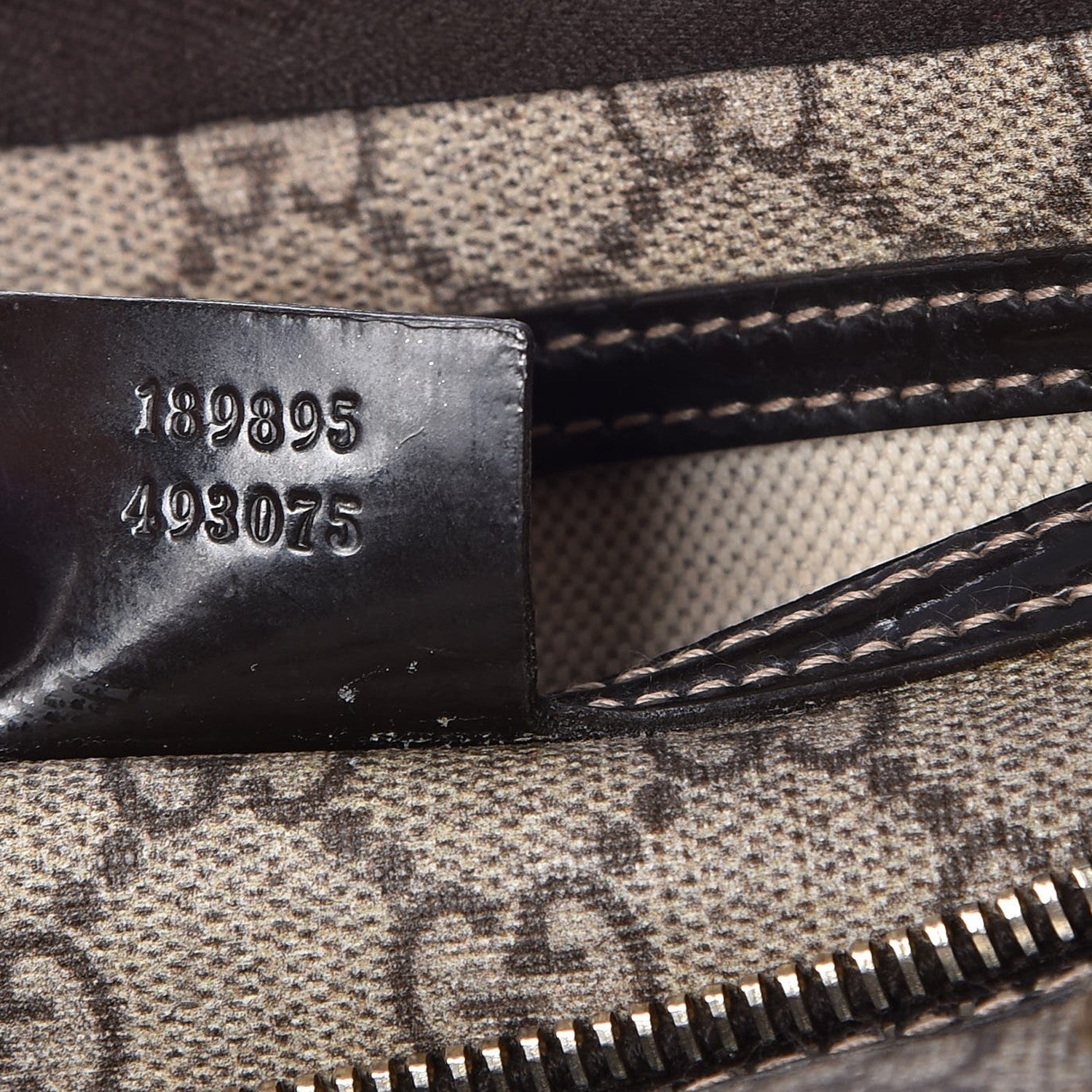 Gucci GG Plus Monogram Tattoo Heart Medium Joy Boston Dark Brown 7 of 8