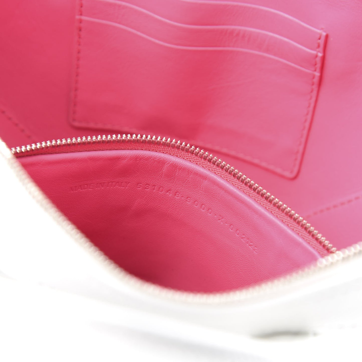 Calfskin XS Triangle Duffle White