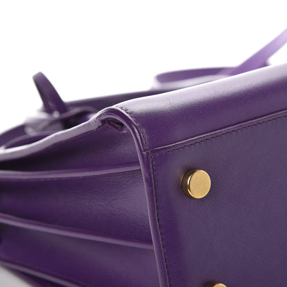Saint Laurent Calfskin Baby Sac de Jour Purple 14 of 16