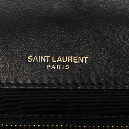 Saint Laurent Lambskin Patchwork Monogram Medium Jamie Black 6 of 11