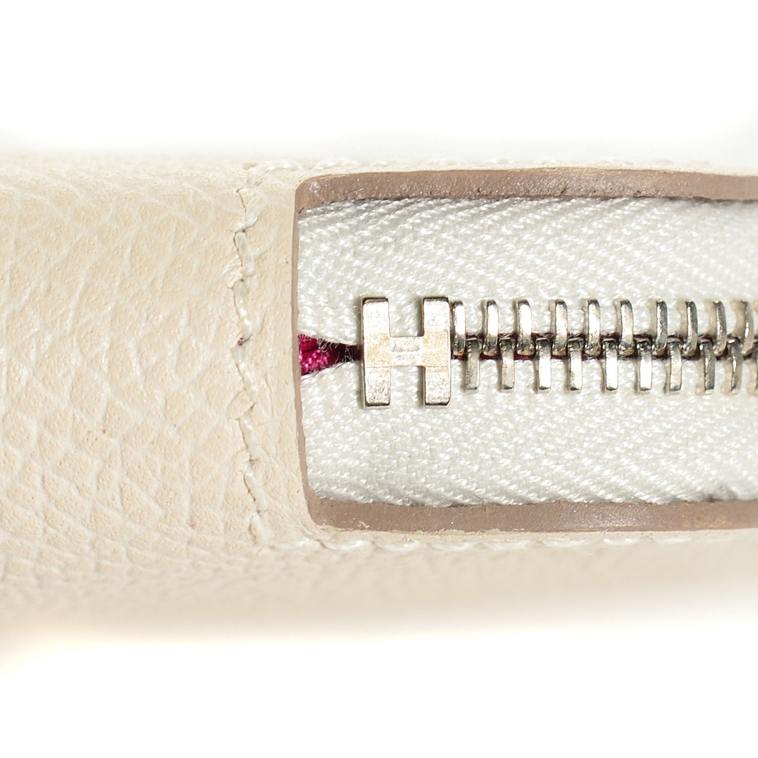 Hermes Silk'in Wallet Craie Rose Tyrien 19 of 19