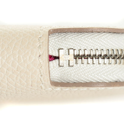 Hermes Silk'in Wallet Craie Rose Tyrien 19 of 19