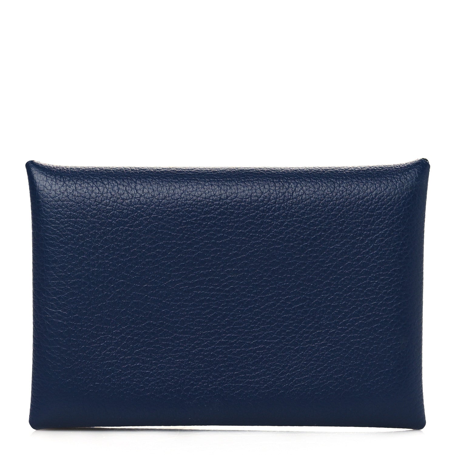 Hermes Evercolor Verso Calvi Card Case Bleu Saphir Bleu France 1 of 7