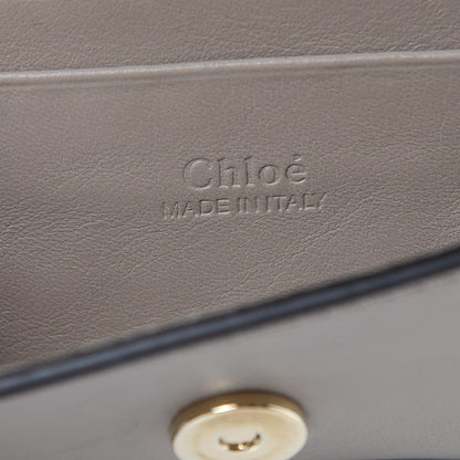 Chloe Suede Calfskin Mini Faye Shoulder Bag Motty Grey 6 of 11