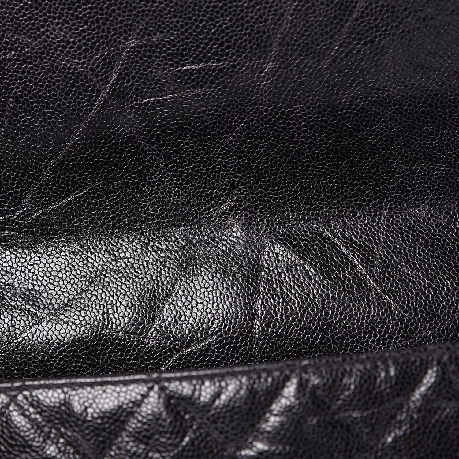 Chanel Crumpled Grained Calfskin Jumbo CC Crave Flap Black 8 of 12