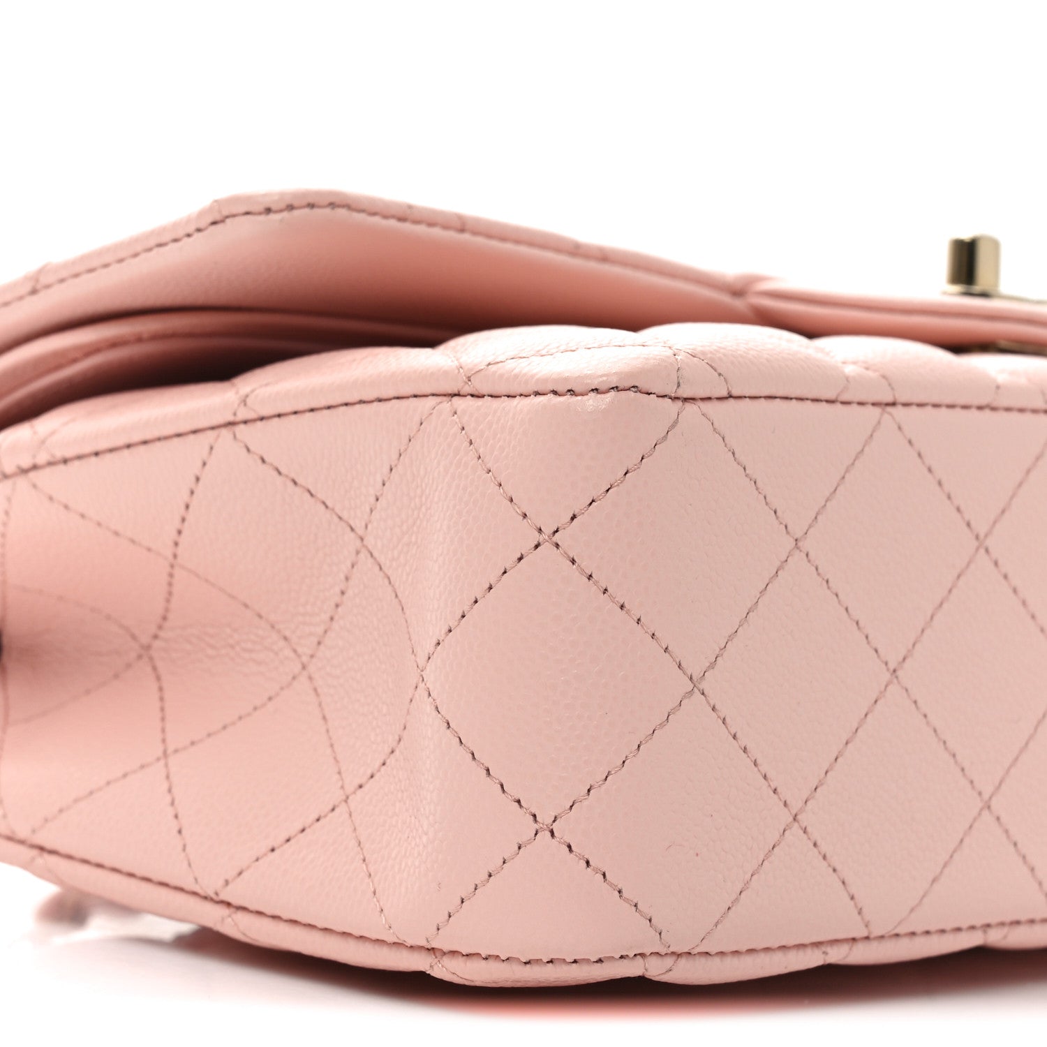 Chanel Caviar Quilted Medium Double Flap Light Pink 10 of 10