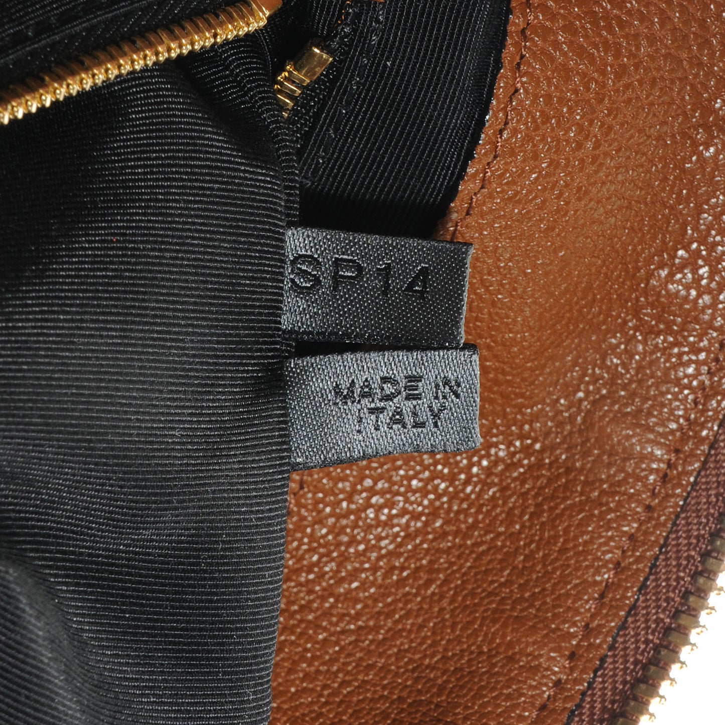 Goatskin Leather Medium Quilted Grommet Nomad Hobo Brown