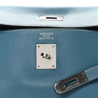 Hermes Swift Kelly Retourne 35 Blue Jean 6 of 12