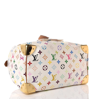 Louis Vuitton Monogram Multicolor Speedy 30 White 4 of 24