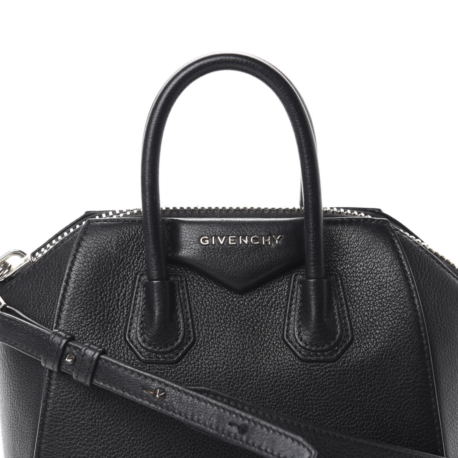 Givenchy Sugar Goatskin Mini Antigona Black 10 of 12