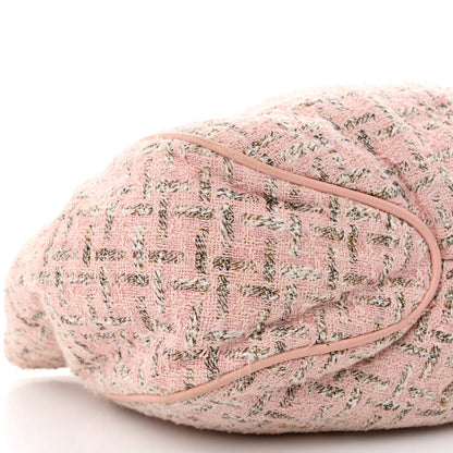Chanel Tweed Boucle Knitting Bag Pink 9 of 16