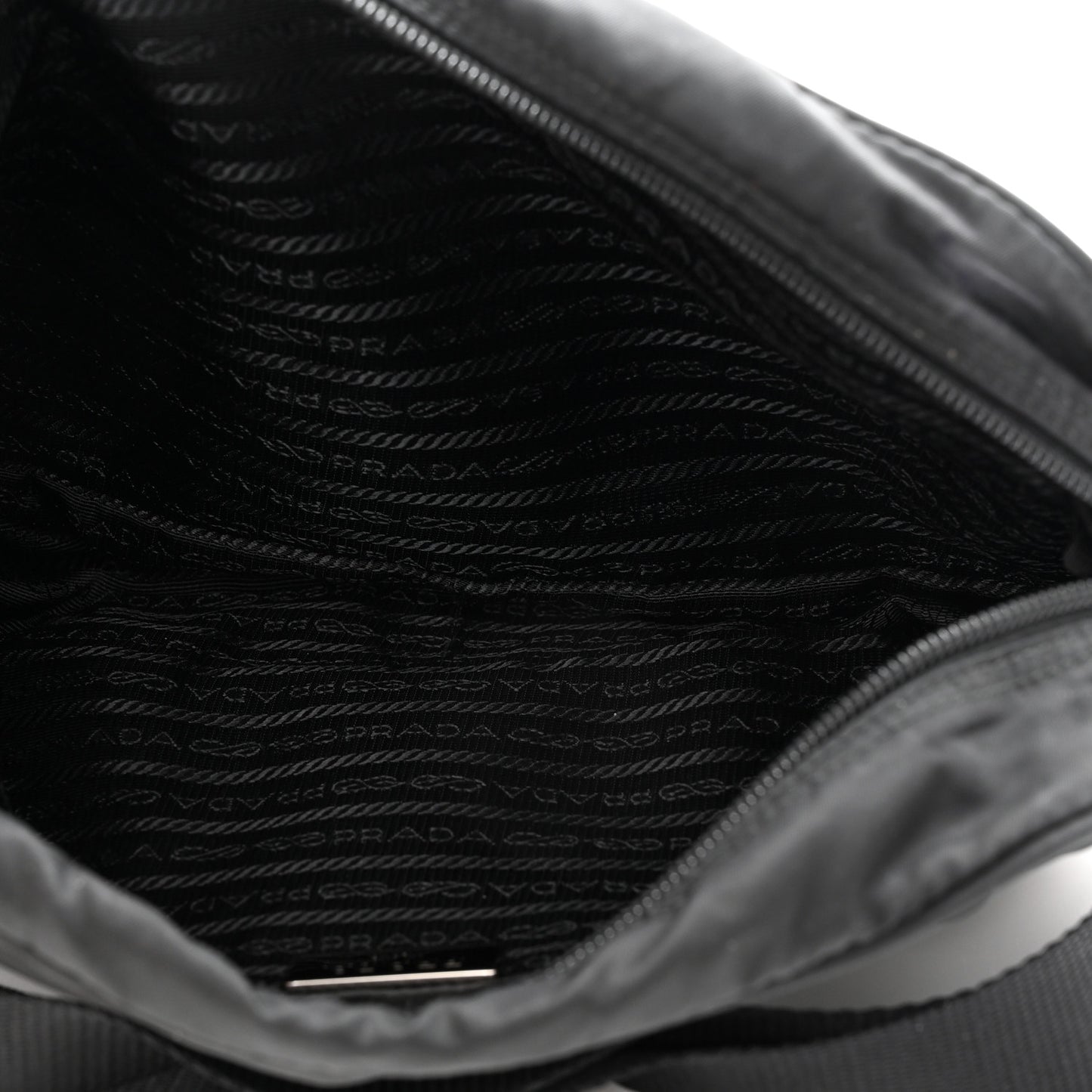 Nylon Tessuto Vela Crossbody Bag Black