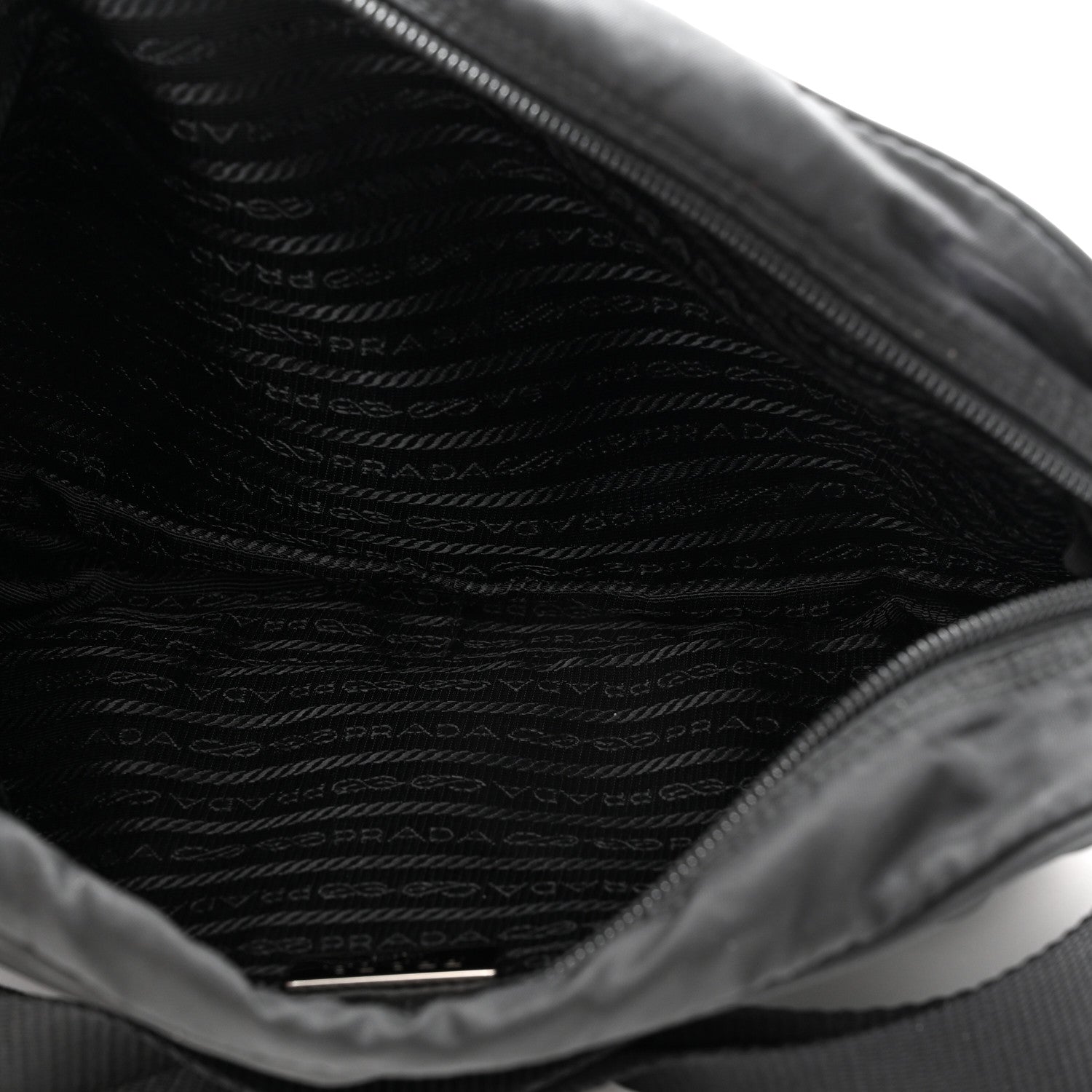 Prada Nylon Tessuto Vela Crossbody Bag Black 5 of 9