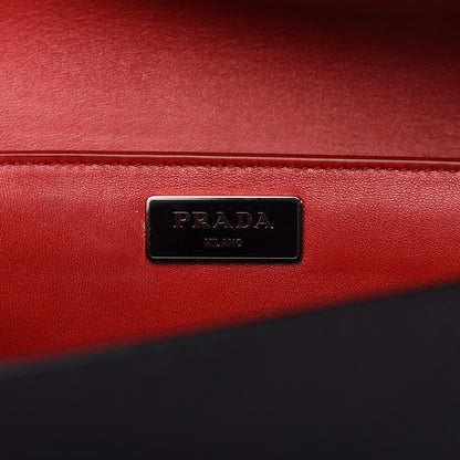 Prada Saffiano Lux Top Handle Flap Black 8 of 11