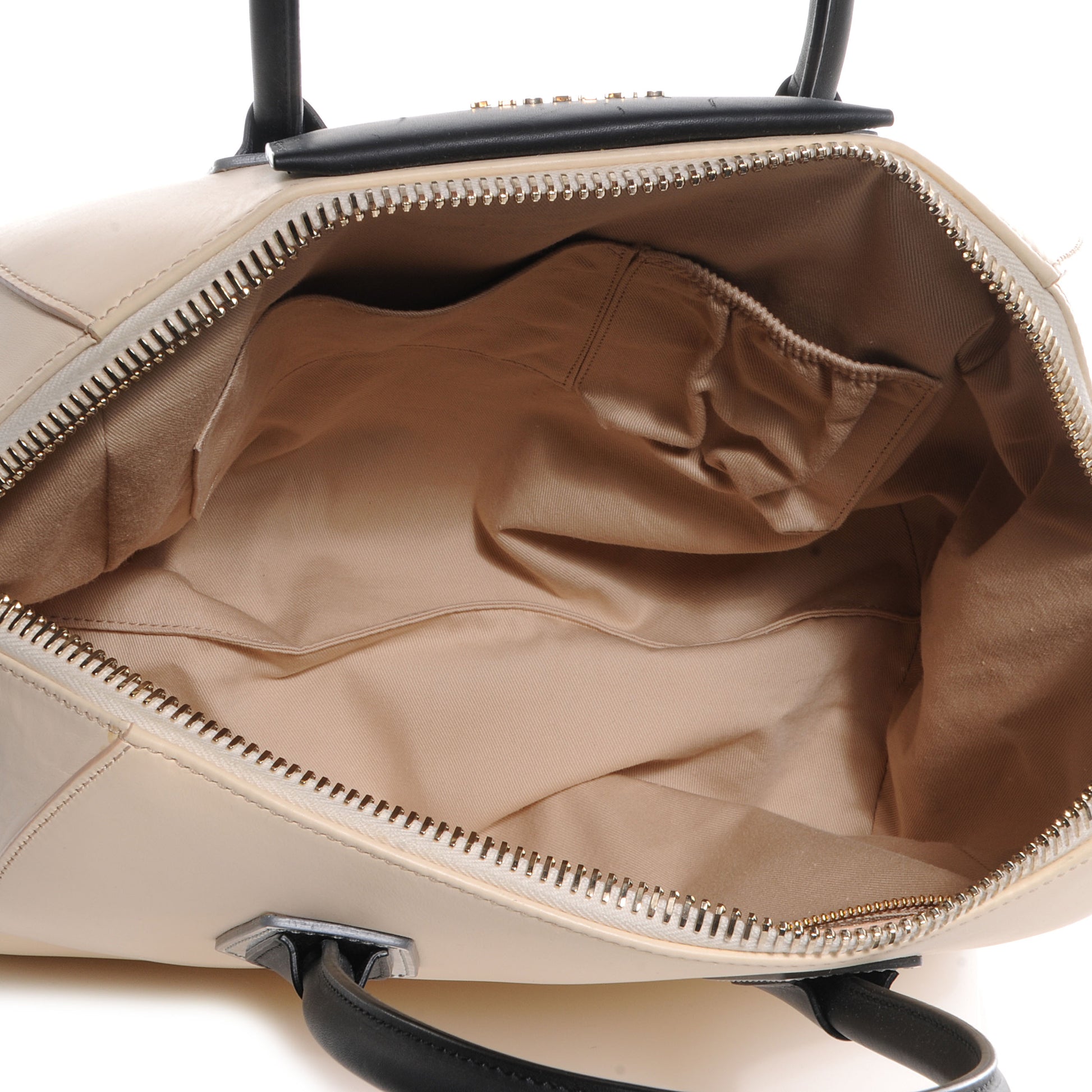 Givenchy Calfskin Medium Tri-Color Antigona Beige Black Silver 5 of 12