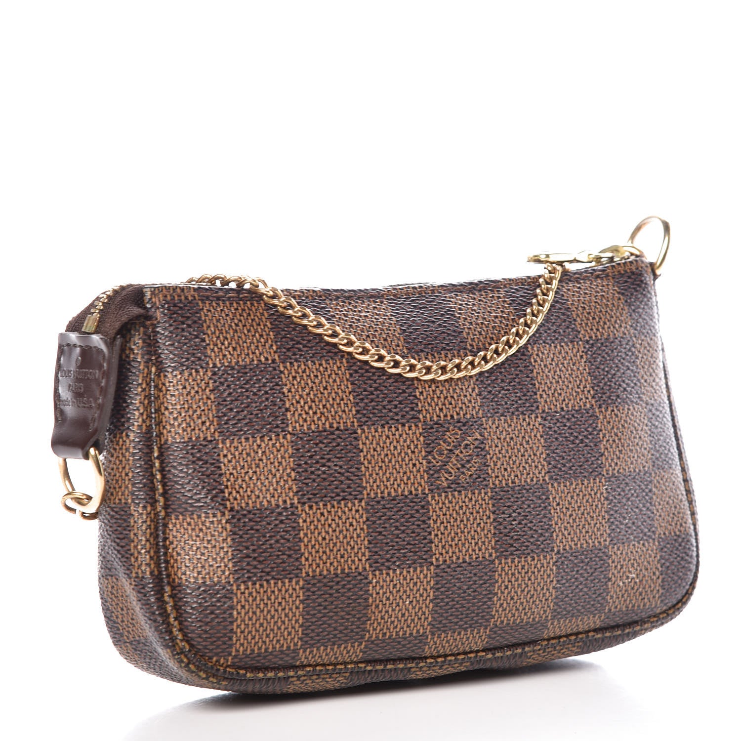 Louis Vuitton Damier Ebene Mini Pochette Accessories 3 of 9