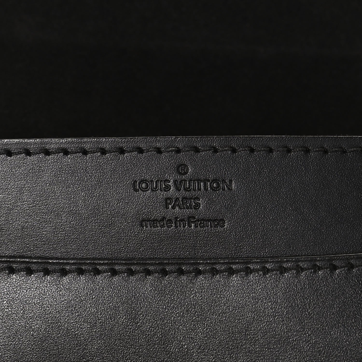 Louis Vuitton Calfskin Chain Louise GM Black 6 of 10