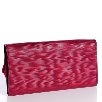 Louis Vuitton Epi Emilie Wallet Fuchsia 3 of 8