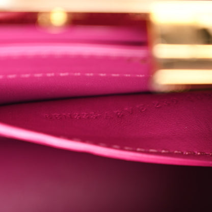 Fendi Shiny Nappa Petite Peekaboo I SEE U Satchel Ciclamino Pilar 8 of 11