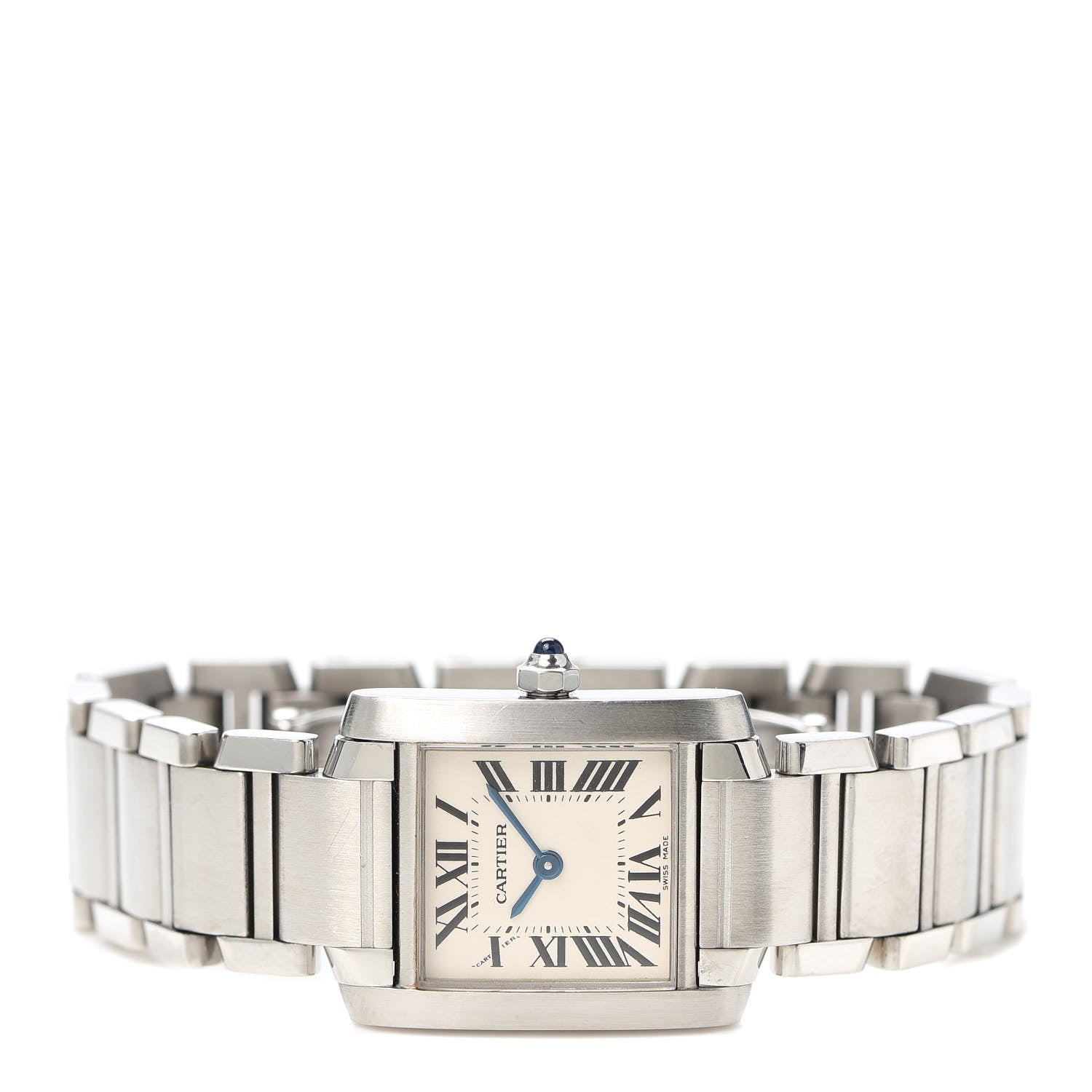 Cartier Stainless Steel 20mm Tank Francaise Quartz Watch 2 of 6