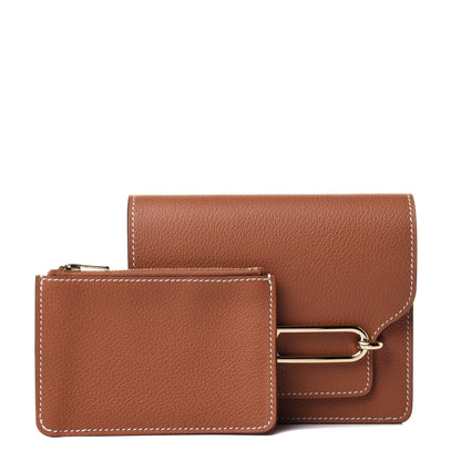 Hermes Evercolor Roulis Slim Wallet Gold 1 of 11