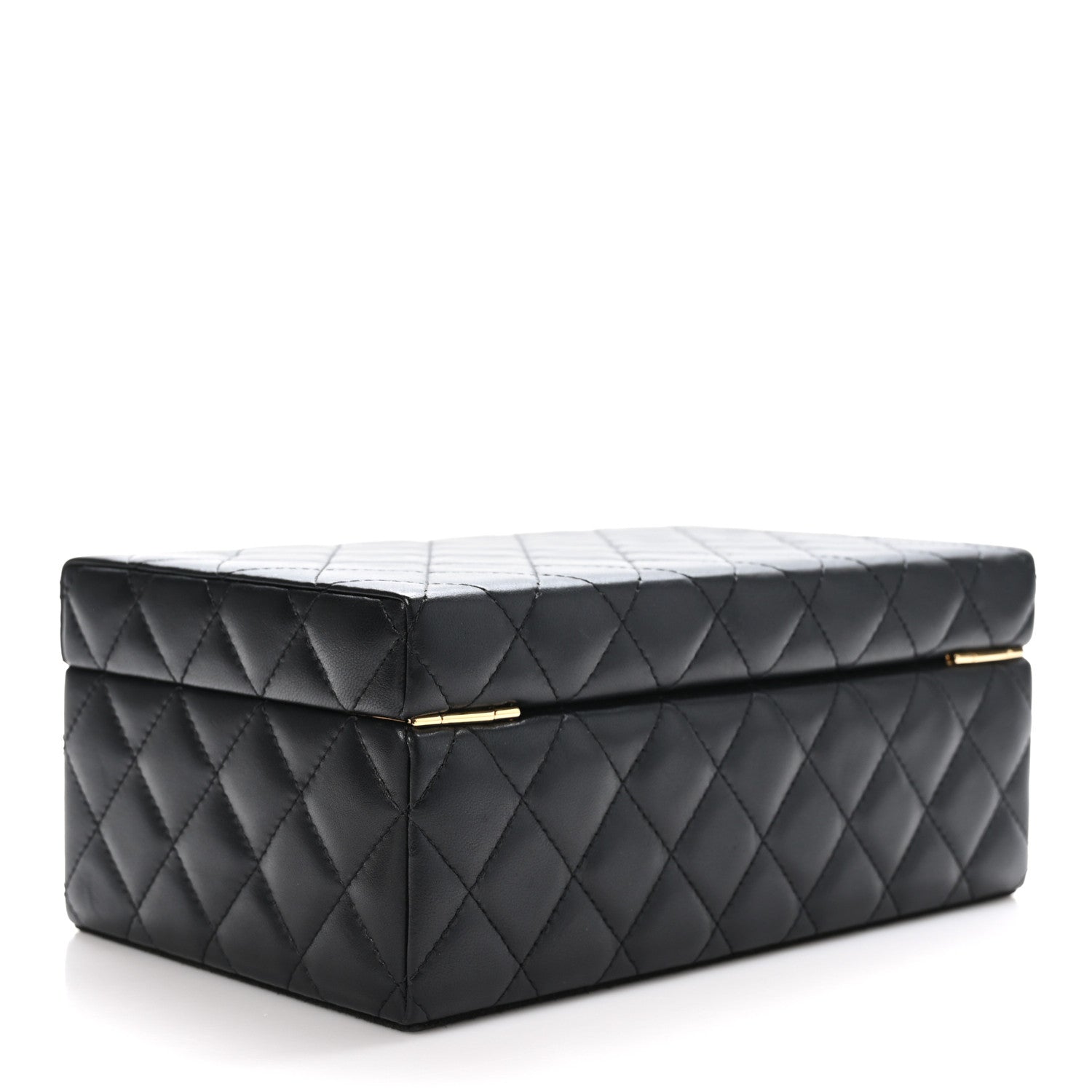 Chanel Lambskin Small Jewelry Box Black 3 of 17
