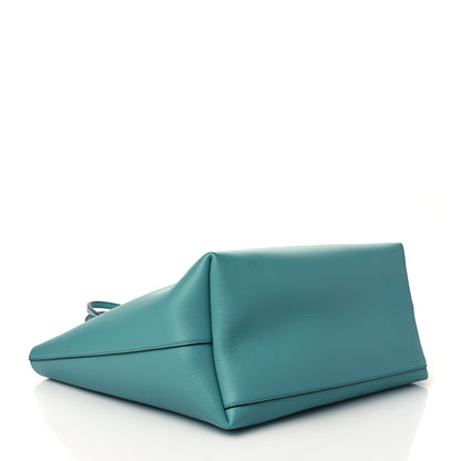 Salvatore Ferragamo Calfskin Travel Tote Tyrone Turquoise 5 of 11
