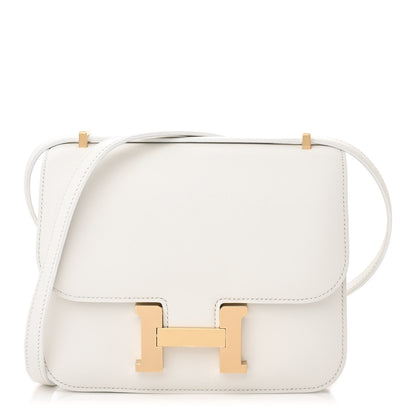Hermes Swift Constance 18 New White 2 of 23