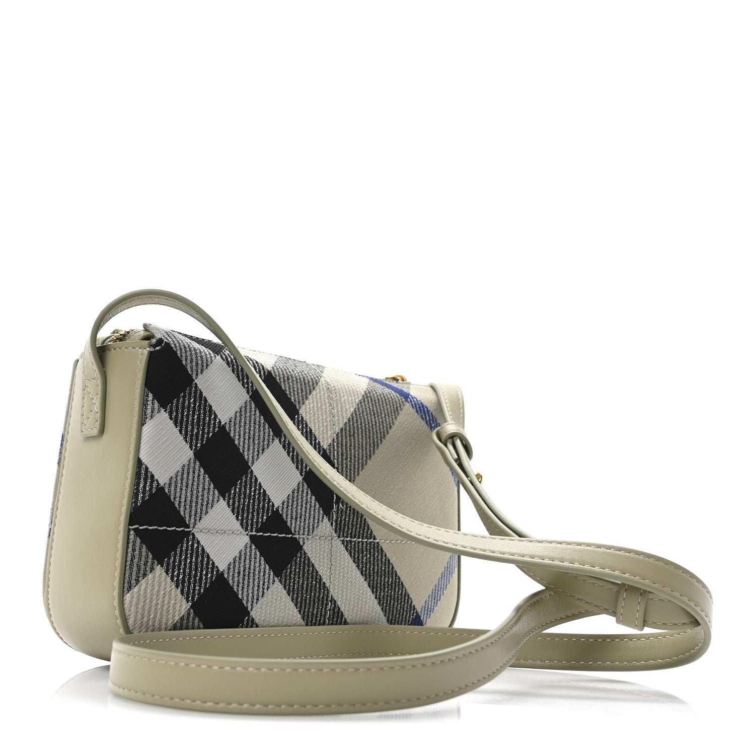 Burberry Jacquard Check Snip Bag Lichen 3 of 9
