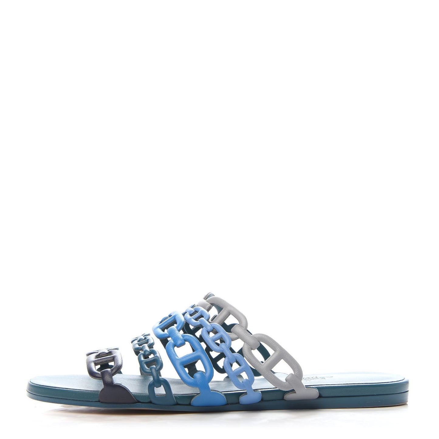 Nappa Thalassa Sandals 36 Multicolor Bleu Velvet