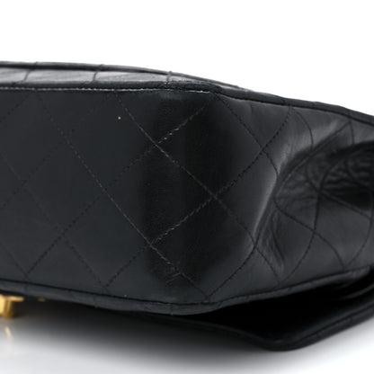 Chanel Lambskin Quilted Medium Double Flap Black 13 of 13