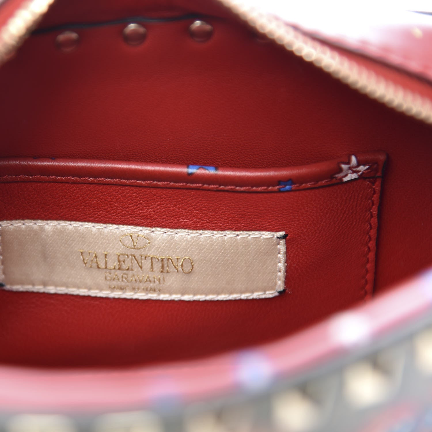 Valentino Garavani Vitello Enchanted Wonderland Rockstud Camera Crossbody Bag Multicolor 8 of 9