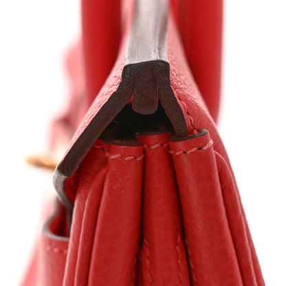Hermes Taurillon Clemence Birkin 30 Rouge Pivoine 13 of 13