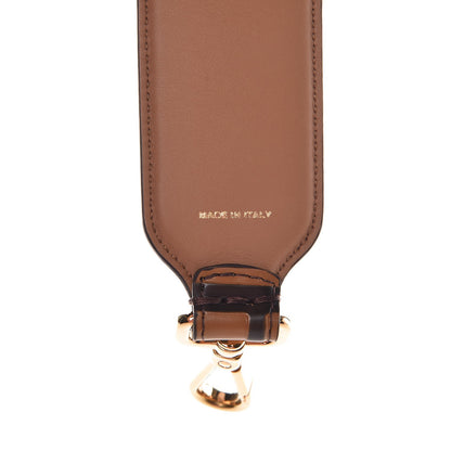 Fendi Calfskin FF 1974 Embossed Mini Strap You Tobacco Black 4 of 5