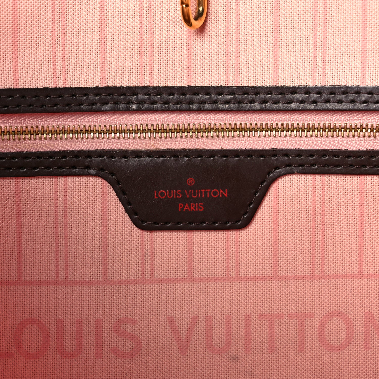 Louis Vuitton Damier Ebene Neo Neverfull MM Rose Ballerine 7 of 24