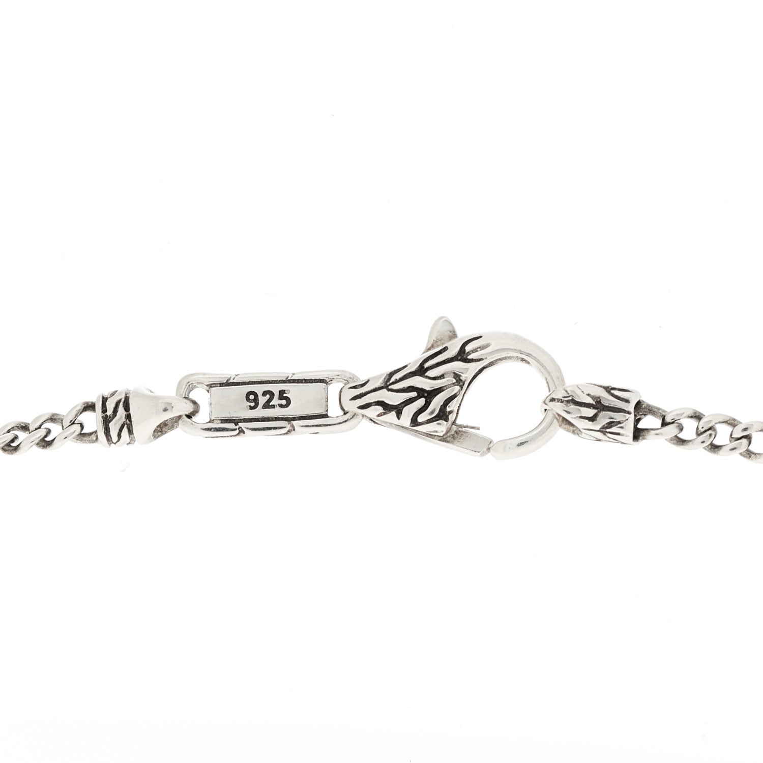 John Hardy Sterling Silver 2.1mm Curb Chain Necklace 22" 5 of 5