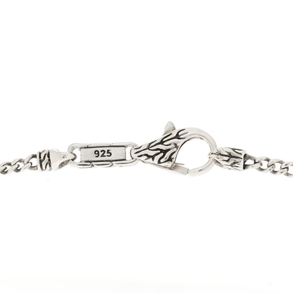 John Hardy Sterling Silver 2.1mm Curb Chain Necklace 22" 5 of 5