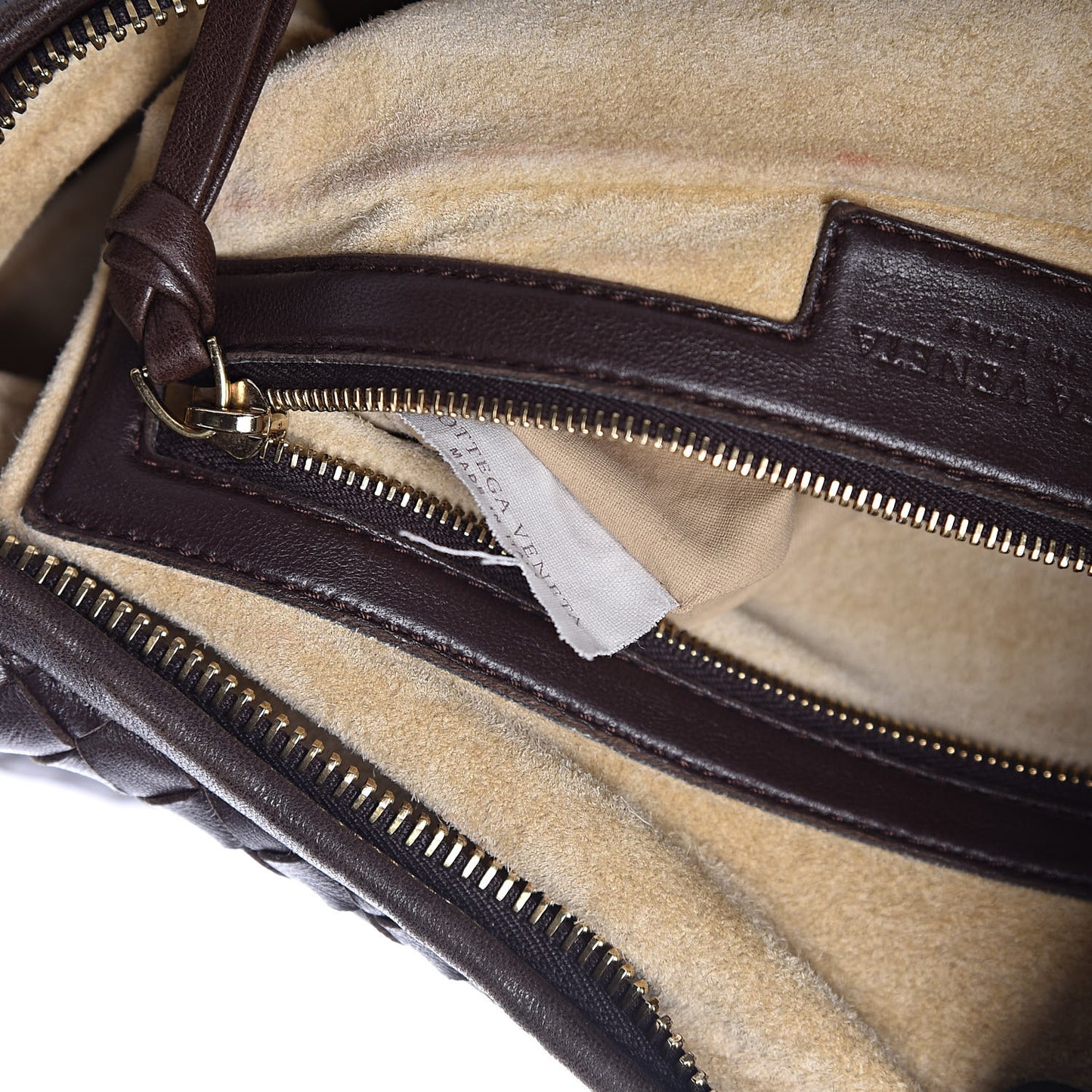Nappa Intrecciato Medium Veneta Hobo Ebano