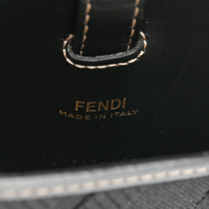 Fendi Vitello Glacier Utility Belt Pouch Black 5 of 7
