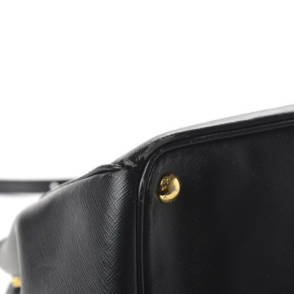 Prada Saffiano Medium Galleria Double Zip Tote Black 8 of 10